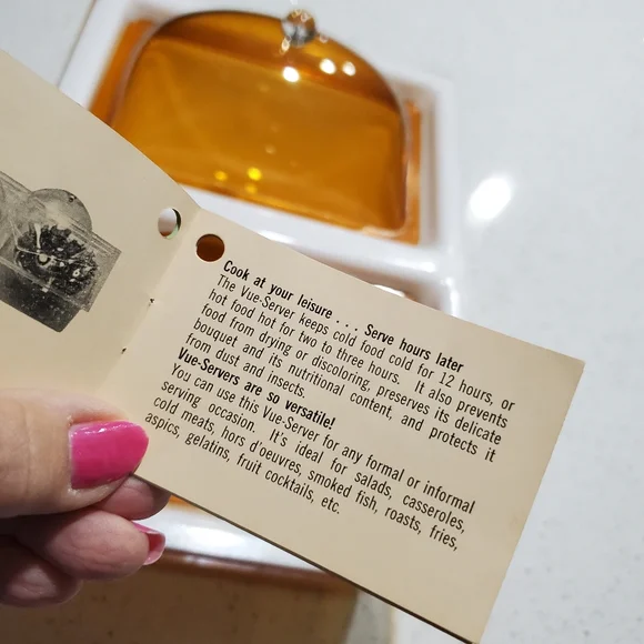 MCM 1960s Atomic Mod
Acrylic Domed Lidded Food Server - Picture 9 of 10